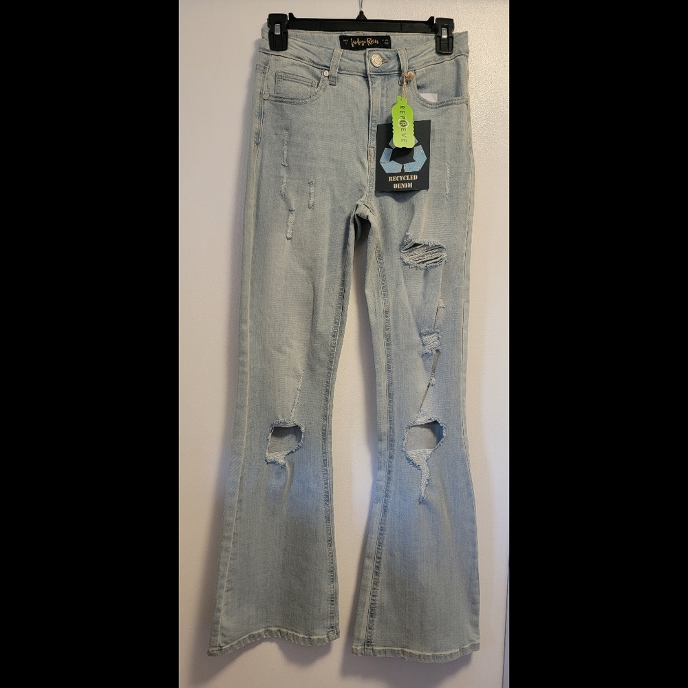 NEW Indigo Rein Flare Jeans Size 5